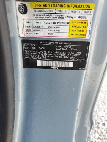 Photo 10 from auction – 2009 VOLVO C70 T5 with VIN YV1MC67249J074770