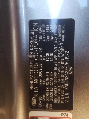 Photo 10 from auction – 2019 KIA SOUL with VIN KNDJN2A2XK7651972