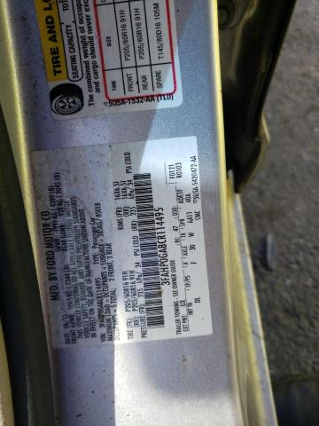 Photo 10 from auction – 2012 FORD FUSION S with VIN 3FAHP0GA8CR114495