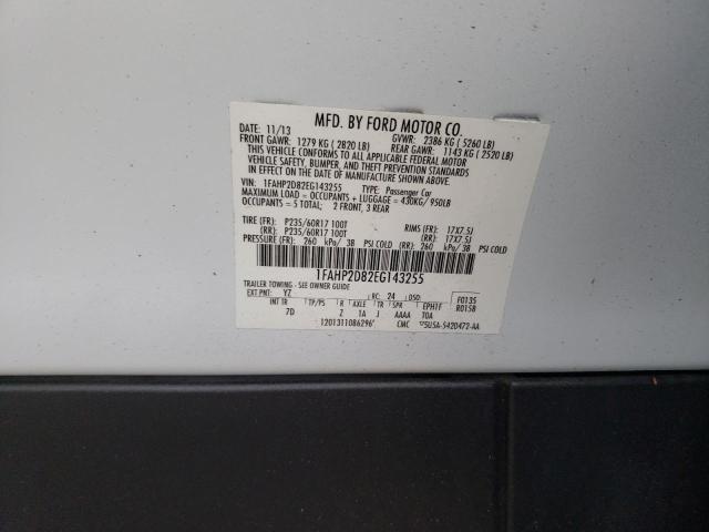 Photo 10 from auction – 2014 FORD TAURUS SE with VIN 1FAHP2D82EG143255