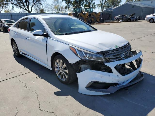 HYUNDAI SONATA SPO 2017 with VIN 5NPE34AF2HH460346 - Photo from auction