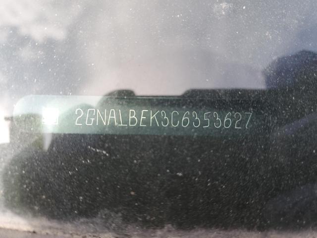 Photo 10 from auction – 2012 CHEVROLET EQUINOX LS with VIN 2GNALBEK3C6353627