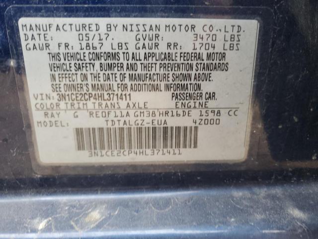 Photo 10 from auction – 2017 NISSAN VERSA NOTE with VIN 3N1CE2CP4HL371411