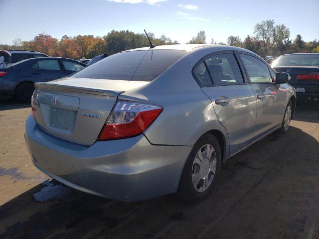 Photo 4 from auction – 2012 HONDA CIVIC HYBR with VIN JHMFB4F24CS008520