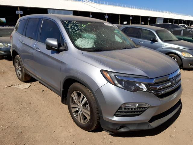 HONDA PILOT EX 2017 with VIN 5FNYF5H36HB019646 - Photo from auction