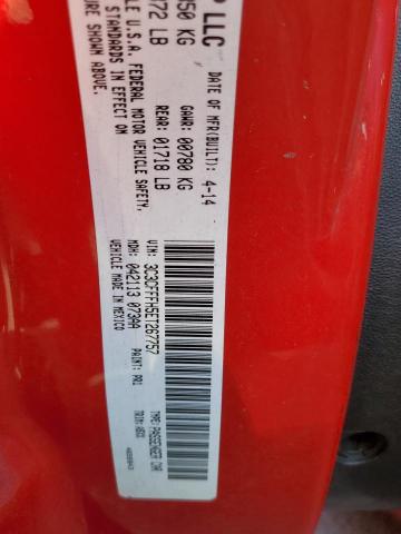 Photo 10 from auction – 2014 FIAT 500 ABARTH with VIN 3C3CFFFH5ET267757