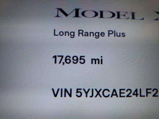 Photo 8 from auction – 2020 TESLA MODEL X with VIN 5YJXCAE24LF286172