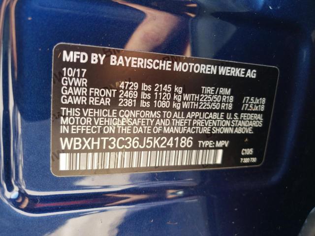Photo 10 from auction – 2018 BMW X1 XDRIVE2 with VIN WBXHT3C36J5K24186
