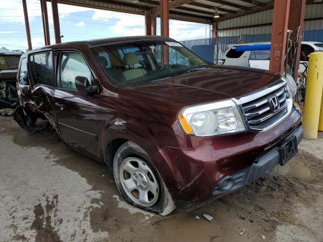 HONDA PILOT LX 2012 with VIN 5FNYF4H26CB080280 - Photo from auction