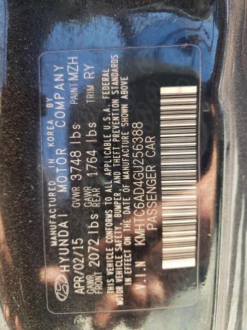 Photo 10 from auction – 2016 HYUNDAI VELOSTER with VIN KMHTC6AD4GU256388