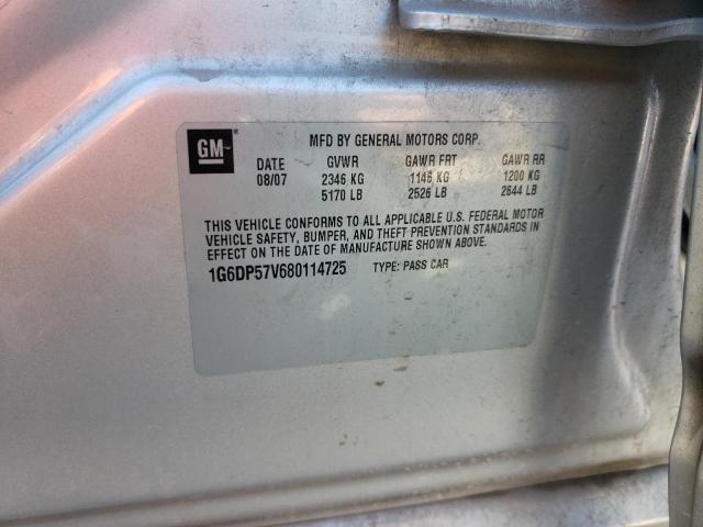 Photo 10 from auction – 2008 CADILLAC CTS HI FEA with VIN 1G6DP57V680114725
