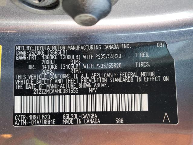 Photo 10 from auction – 2017 LEXUS RX 350 BAS with VIN 2T2ZZMCA4HC081655