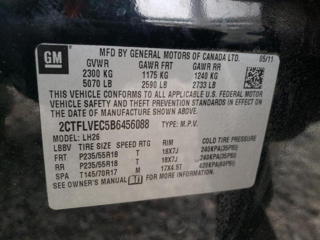 Photo 10 from auction – 2011 GMC TERRAIN SL with VIN 2CTFLVEC5B6456088