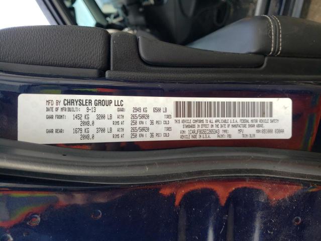 Photo 10 from auction – 2014 JEEP GRAND CHER with VIN 1C4RJFBG5EC265343