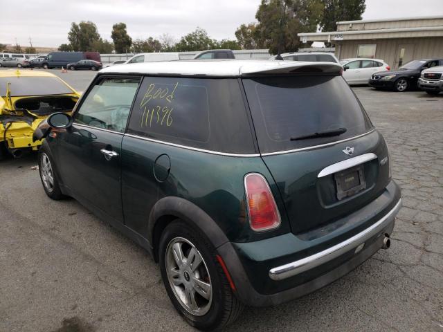 Photo 3 from auction – 2003 MINI COOPER with VIN WMWRC33423TJ52134