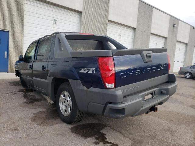 Photo 3 from auction – 2002 CHEVROLET AVALANCHE with VIN 3GNEK13T22G219673