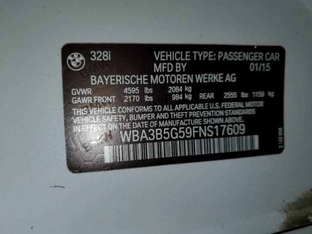 Photo 10 from auction – 2015 BMW 328 XI SUL with VIN WBA3B5G59FNS17609