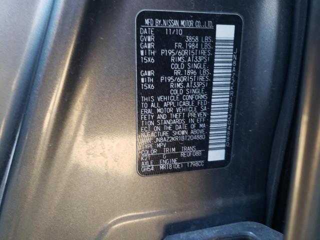 Photo 10 from auction – 2011 NISSAN CUBE BASE with VIN JN8AZ2KR1BT204880