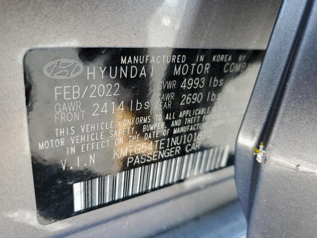 Photo 10 from auction – 2022 GENESIS G70 BASE with VIN KMTG54TE1NU101810