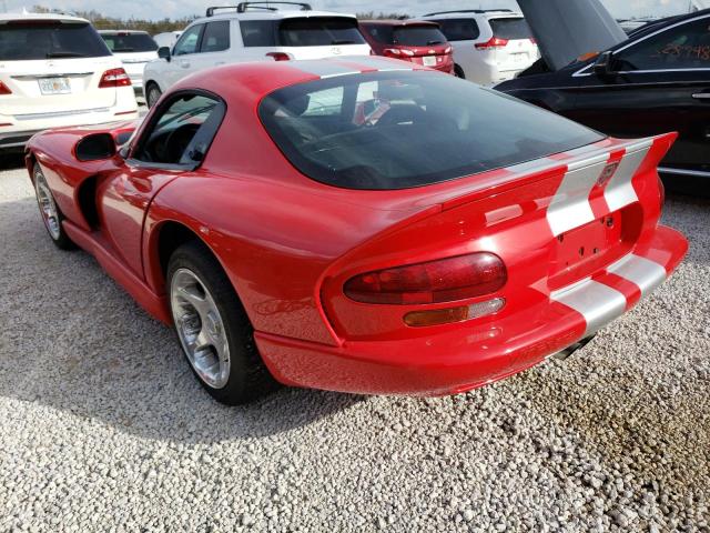 Photo 3 from auction – 1998 DODGE VIPER GTS with VIN 1B3ER69E7WV400101