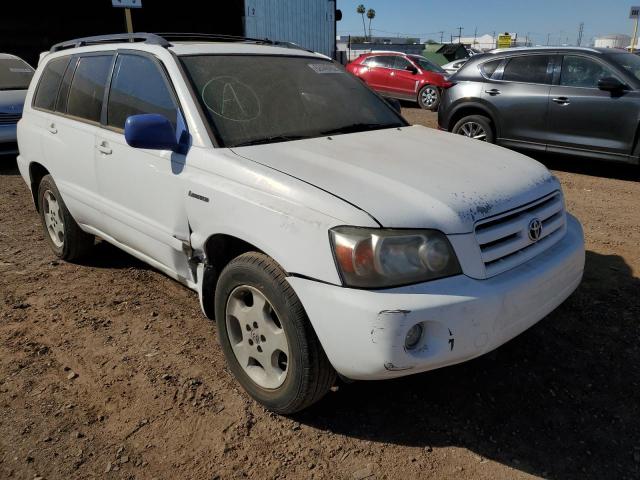 TOYOTA HIGHLANDER 2005 with VIN JTEDP21A750074664 - Photo from auction