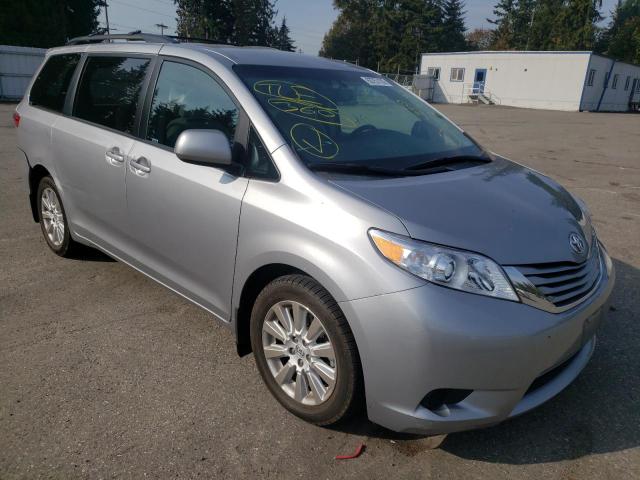TOYOTA SIENNA LE 2015 with VIN 5TDJK3DC3FS104265 - Photo from auction