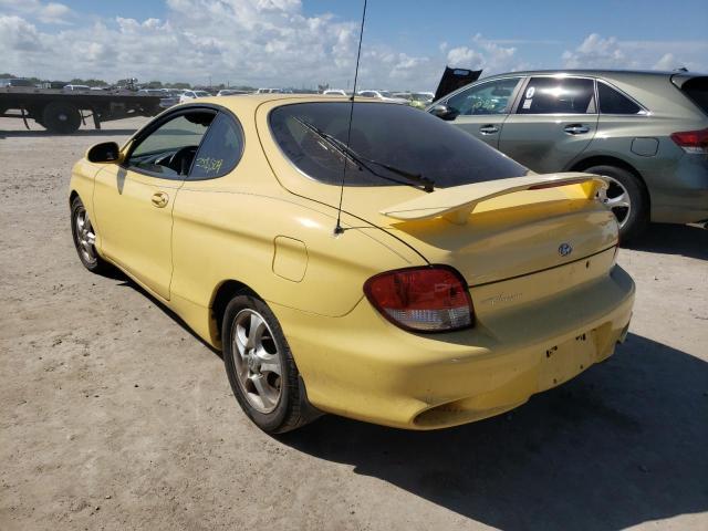 Photo 3 from auction – 2000 HYUNDAI TIBURON with VIN KMHJG35F6YU216384