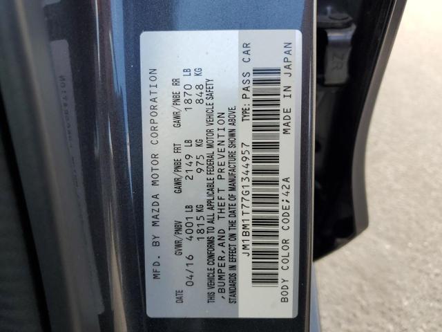 Photo 10 from auction – 2016 MAZDA 3 SPORT with VIN JM1BM1T77G1344957