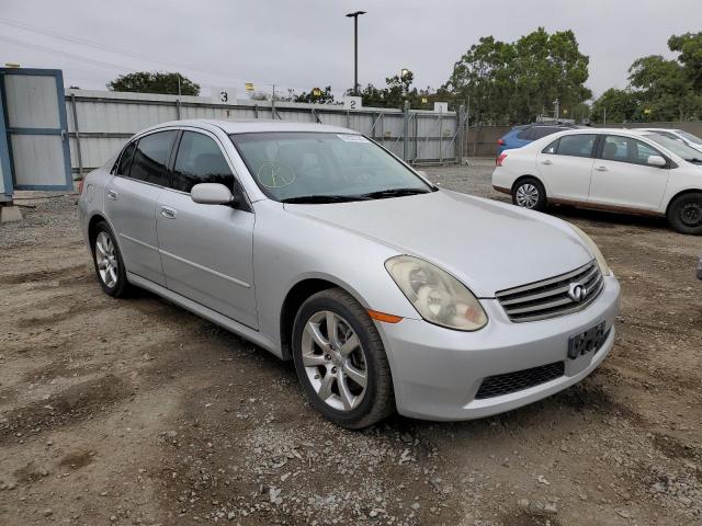 INFINITI G35 2006 with VIN JNKCV51E76M513302 - Photo from auction