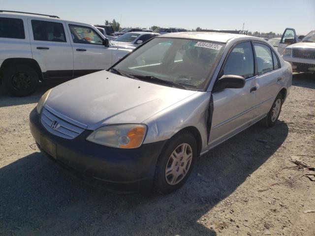Photo 2 from auction – 2001 HONDA CIVIC with VIN 2HGES16551H611360