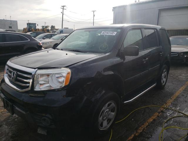 Photo 2 from auction – 2014 HONDA PILOT LX with VIN 5FNYF4H21EB007062