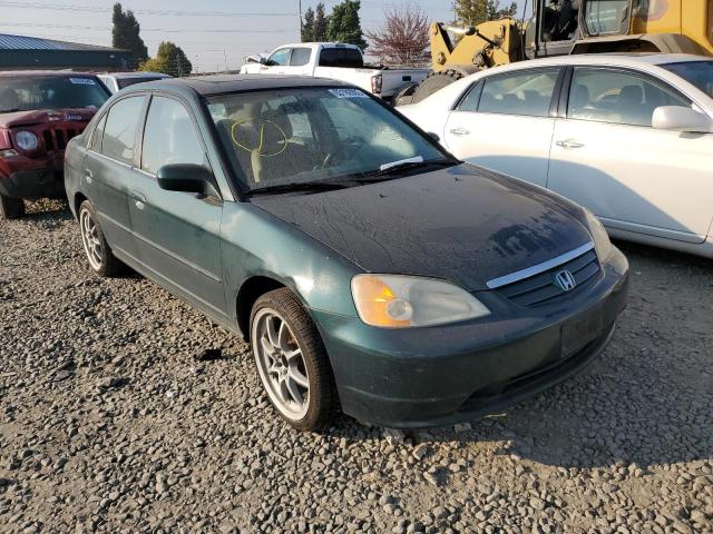 Photo 1 from auction – 2001 HONDA CIVIC EX with VIN 2HGES26761H506737