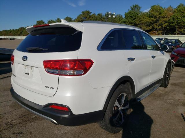 Photo 4 from auction – 2016 KIA SORENTO EX with VIN 5XYPH4A56GG099291