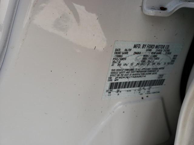Photo 10 from auction – 2010 FORD EDGE LIMIT with VIN 2FMDK3KC7ABA06314