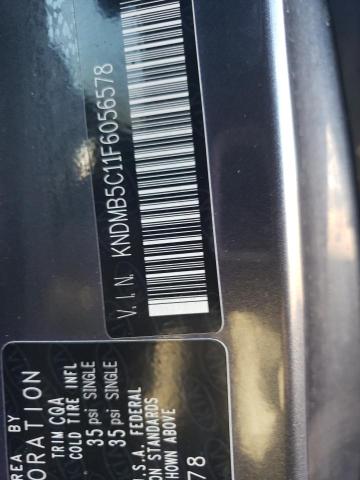 Photo 10 from auction – 2015 KIA SEDONA LX with VIN KNDMB5C11F6056578