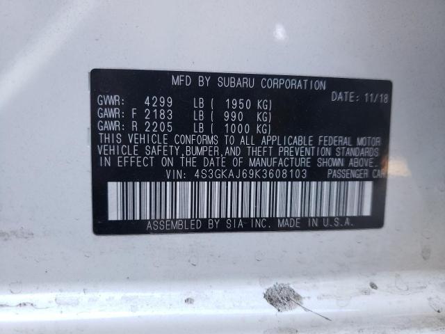 Photo 10 from auction – 2019 SUBARU IMPREZA SP with VIN 4S3GKAJ69K3608103