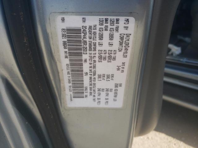 Photo 10 from auction – 2005 DODGE GRAND CARA with VIN 2D4GP44L05R125313