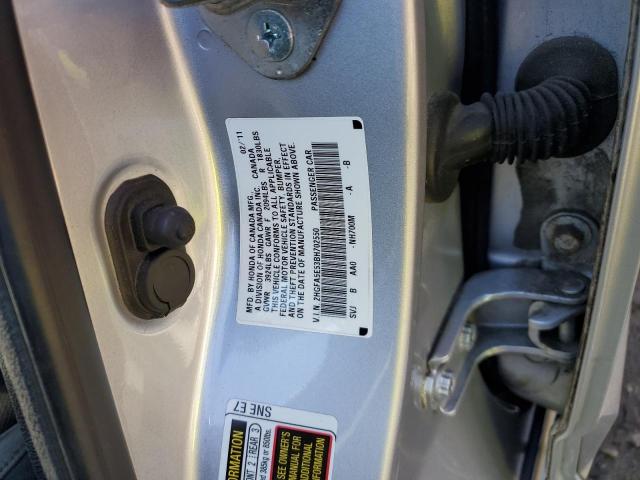 Photo 10 from auction – 2011 HONDA CIVIC SI with VIN 2HGFA5E53BH702550