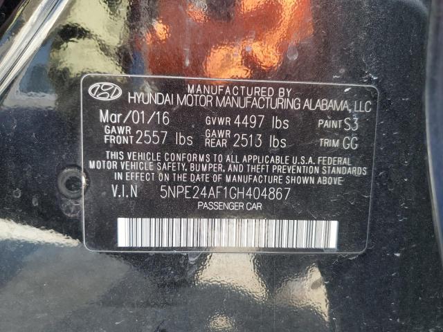 Photo 10 from auction – 2016 HYUNDAI SONATA SE with VIN 5NPE24AF1GH404867