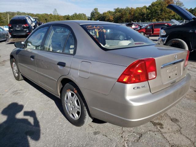 Photo 3 from auction – 2001 HONDA CIVIC LX with VIN JHMES16501S003428