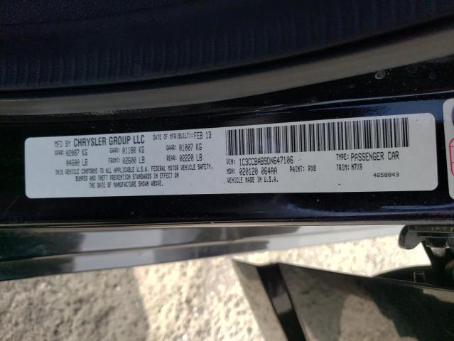 Photo 10 from auction – 2013 CHRYSLER 200 LX with VIN 1C3CCBAB9DN647106