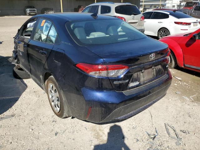 Photo 3 from auction – 2022 TOYOTA COROLLA LE with VIN 5YFEPMAE7NP316530