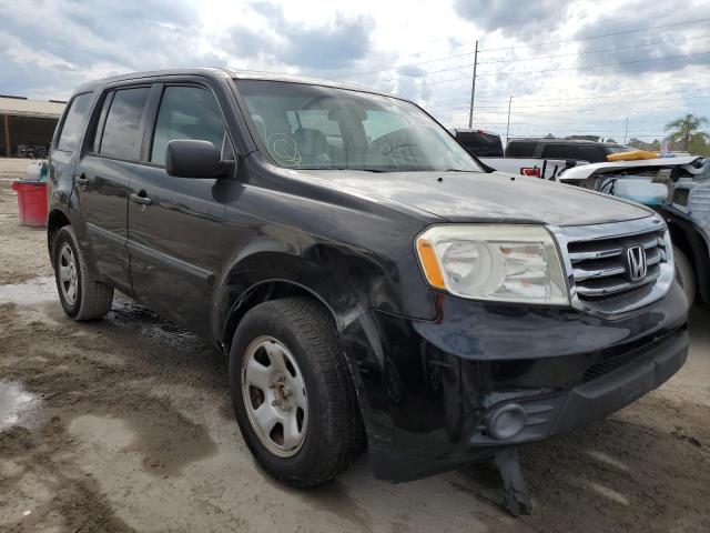 HONDA PILOT LX 2013 with VIN 5FNYF3H27DB028734 - Photo from auction