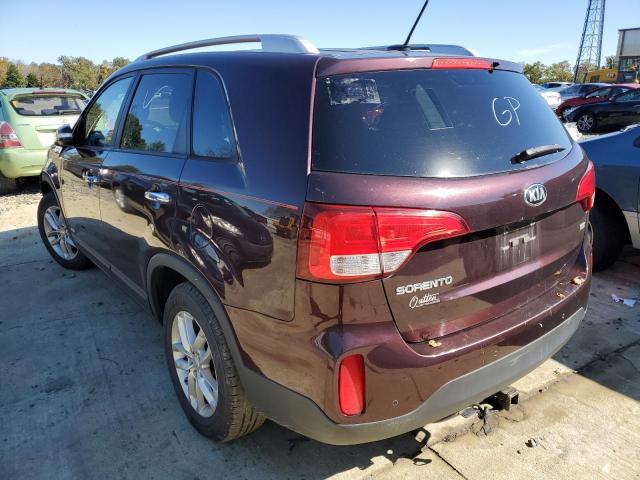 Photo 3 from auction – 2014 KIA SORENTO LX with VIN 5XYKTDA77EG505067