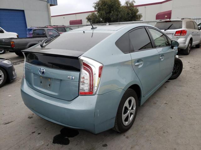 Photo 4 from auction – 2012 TOYOTA PRIUS with VIN JTDKN3DU6C1593998