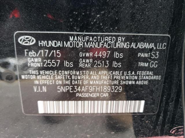 Photo 10 from auction – 2015 HYUNDAI SONATA SPO with VIN 5NPE34AF9FH189329