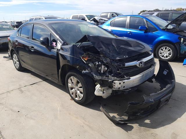 HONDA CIVIC LX 2012 with VIN 19XFB2F55CE070043 - Photo from auction