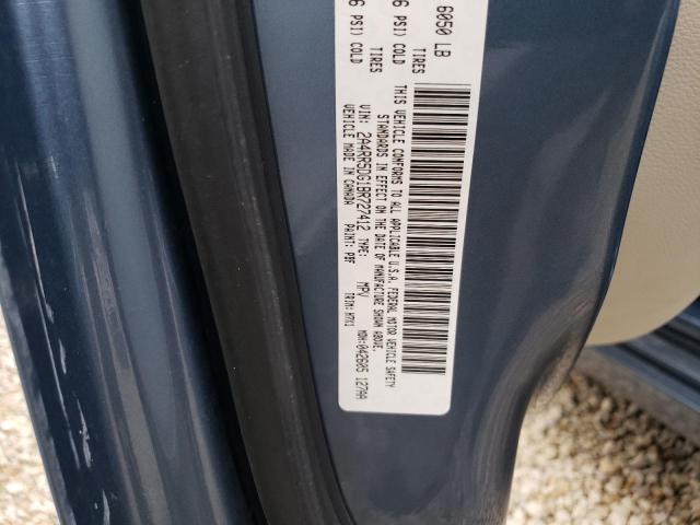 Photo 10 from auction – 2011 CHRYSLER TOWN & COU with VIN 2A4RR5DG1BR727412