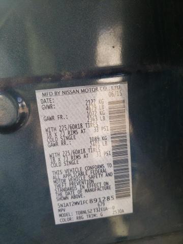 Photo 10 from auction – 2015 NISSAN ROGUE S with VIN 5N1AT2MV1FC891285