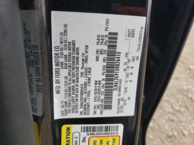 Photo 10 from auction – 2013 LINCOLN MKZ with VIN 3LN6L2G91DR826410